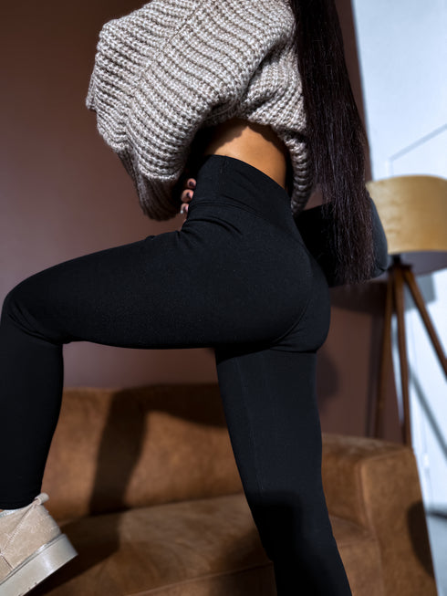"RITUAL" thermal leggings 3358 - BLACK